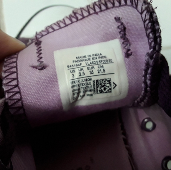 Converse All Star Purple Sneakers - Picture 3 of 10